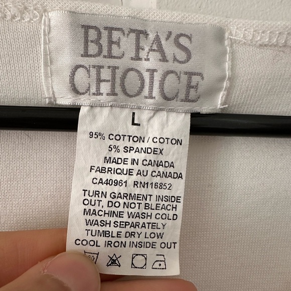 White V-Neck Top - Picture 3 of 3